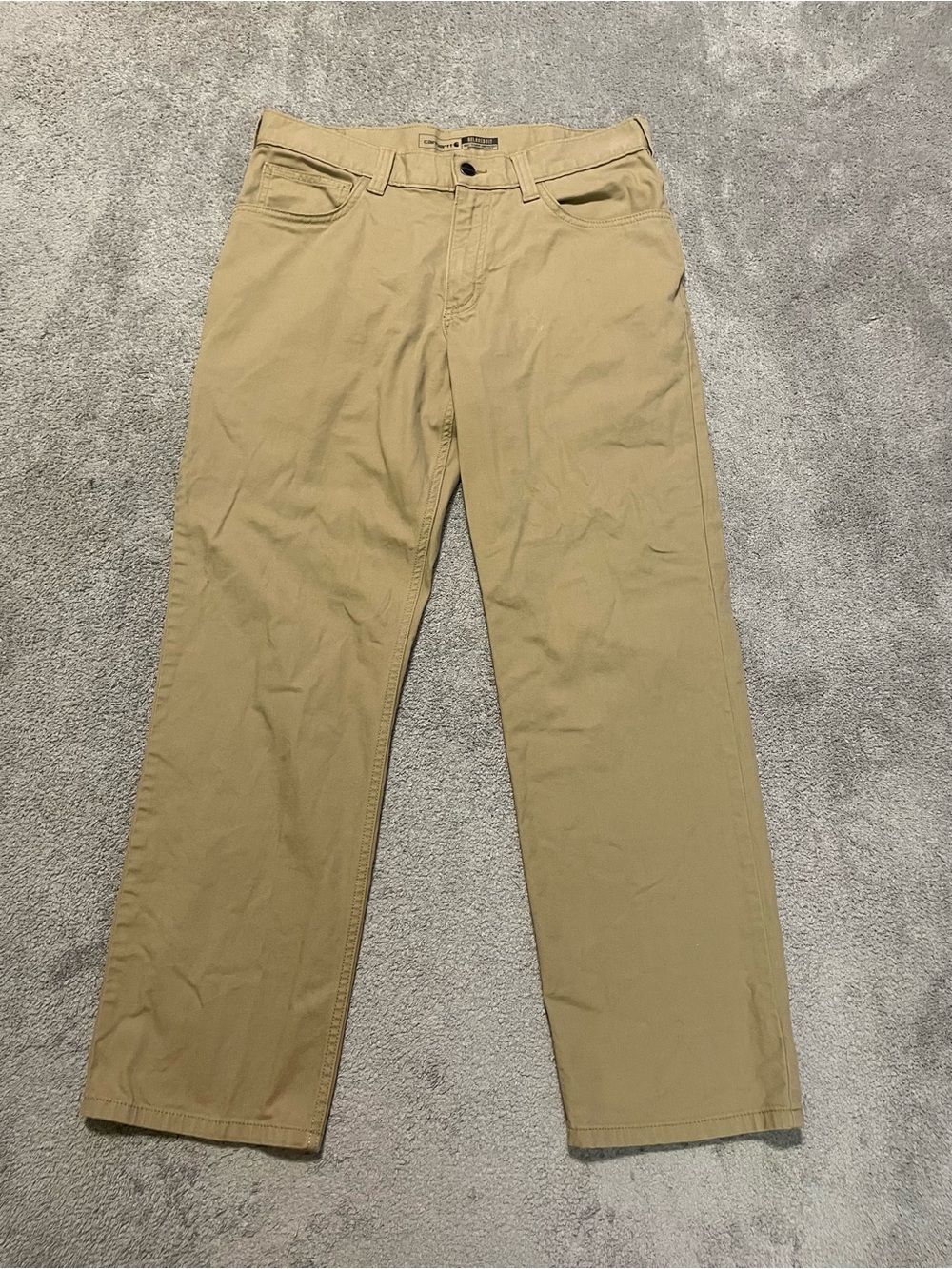 Carhartt Rigby 5-Pocket Canvas Pants 32x30 Mens Rugged Flex BN2517-M